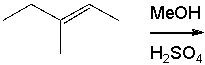 What is the expected major product for the following reaction?     A)  I B)  II C)  III D)  IV E)  V