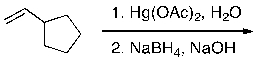What is the expected major product for the following reaction?     A)  I B)  II C)  III D)  IV E)  V
