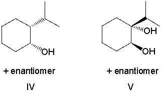 What is the expected major product for the following reaction?       A)  I B)  II C)  III D)  IV E)  V