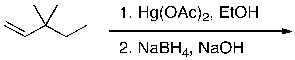 What is the expected major product for the following reaction?       A)  I B)  II C)  III D)  IV E)  V