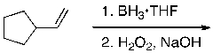 What is the expected major product for the following reaction sequence?     A)  I B)  II C)  III D)  IV E)  V