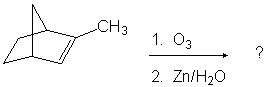 What is the expected major product of the reaction sequence shown below?     A)  I B)  II C)  III D)  IV E)  V