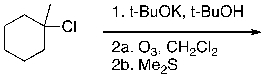 What is the expected major product of the following reaction sequence?     A)  I B)  II C)  III D)  IV E)  V