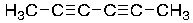For 2,4-hexadiyne, which of the following describes the orbital overlap of the C3-C4 sigma bond?   A)  sp-sp B)  sp<sup>2</sup>-sp<sup>2</sup> C)  sp<sup>3</sup>-sp<sup>3</sup> D)  p-p E)  sp<sup>3</sup>-sp