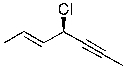 What is the IUPAC name for the molecule shown below?   A)  (4R,5Z) -4-chlorohept-5-en-2-yne B)  (4S,5E) -4-chlorohept-5-en-2-yne C)  (2E,4S) -4-chlorohept-2-en-5-yne D)  (2E,4R) -4-chlorohept-2-en-5-yne