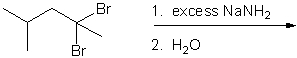 For the reaction shown below, select the expected major product.     A)  I B)  II C)  III D)  IV E)  V