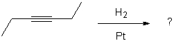 For the reaction shown, select the expected major organic product.     A)  I B)  II C)  III D)  IV E)  V