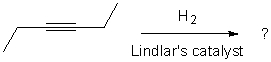 For the reaction shown, select the expected major organic product.     A)  I B)  II C)  III D)  IV E)  V