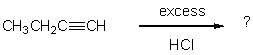Which of the compounds shown below would be the most likely product expected from the reaction scheme shown?     A)  I B)  II C)  III D)  IV E)  V