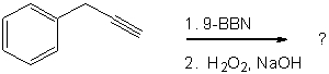 Identify the final product for the following reaction.     A)  I B)  II C)  III D)  IV E)  V