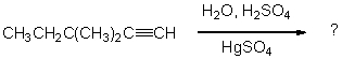Identify the final product for the following reaction.     A)  I B)  II C)  III D)  IV E)  V