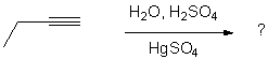 For the reaction shown, which of the compounds listed would be the expected enol intermediate?     A)  I B)  II C)  III D)  IV E)  V