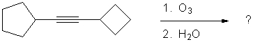 What are the expected major products of the reaction sequence shown below?     A)  I and II B)  I, III, and V C)  II, III, and IV D)  I and IV E)  II, III, IV