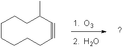 What is the expected major product of the reaction sequence shown below?     A)  I B)  II C)  III D)  IV E)  V