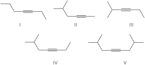 What is the expected major final product of the reaction sequence shown below?     A)  I B)  II C)  III D)  IV E)  V
