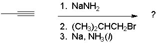 What is the final major product expected for the following reaction sequence?  