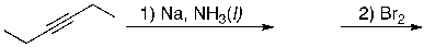 What is the final major product expected for the following reaction sequence?   A)  (R) -3-bromohexane B)  (S) -3-bromohexane C)  meso-3,4-dibromohexane D)  (±) -3,4-dibromohexane E)  2,3-dibromo-3-hexene