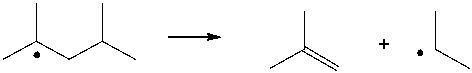 Give the arrows to show the mechanism of the following radical process.  