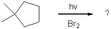 Predict the major product(s)  of the following reaction.     A)  I B)  II C)  III D)  IV E)  I and II