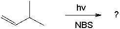 Identify the likely major product(s)  of the reaction shown.     A)  I B)  II C)  III D)  I and III E)  I and IV