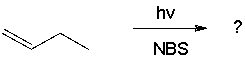 Which of the following are major products of the reaction shown?     A)  I B)  I, II C)  I, IV D)  I, III E)  I, II, III, IV