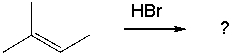 Predict the major product(s)  of the reaction shown below.     A)  I B)  II C)  III D)  IV E)  II and III