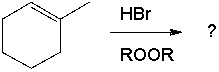 Predict the product(s)  of the following reaction.     A)  I B)  II C)  III D)  I, II E)  I, II, III, IV