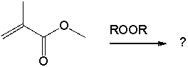 Poly(methyl methacrylate)  (PMMA)  is a light, shatter-resistant plastic prepared by the free-radical polymerization of methyl methacrylate (shown below) . What is the repeat unit of PMMA?    A)   B)   C)   D)  