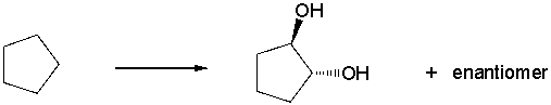 Propose a sequence of reactions to accomplish the following synthesis.  