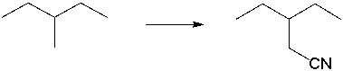 Propose a sequence of reactions to accomplish the following synthesis.  