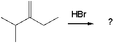 Predict the major product(s)  for the following reaction.     A)  I B)  II C)  III D)  IV E)  I, III, and IV