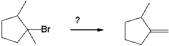 Select the best reagents for the reaction below.   A)  NaOtBu B)  HBr C)  H<sub>2</sub>SO<sub>4</sub> D)  NaOH E)  NaSH