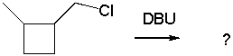 Provide the major product(s)  obtained from the following reaction.     A)  I B)  II C)  III D)  IV E)  II and IV