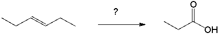 Propose a synthetic route for the following reaction.  