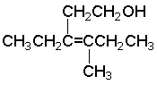 What is the IUPAC name for the following compound?   A)  3-methyl-4-ethyl-3-hexen-6-ol B)  4-ethyl-3-methyl-3,6-hexenol C)  3-ethyl-4-methyl-3-hexen-1-ol D)  3-methyl-4-(2-hydroxyethyl) -3-hexene E)  3-(2-hydroxyethyl) -3-methyl-3-hexene