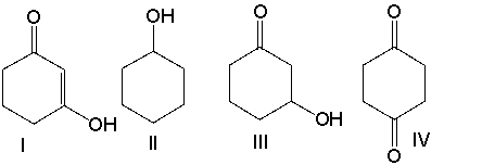 Which one of the following alcohols is most acidic?   A)  I B)  II C)  III D)  IV