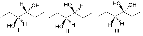Predict the product(s)  for the following reaction sequence.     A)  I B)  II C)  III D)  Both I & II E)  None of these