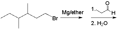 Predict the product for the following reaction sequence.  