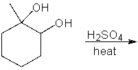 Predict the product and provide a stepwise curved arrow mechanism for the following reaction.  