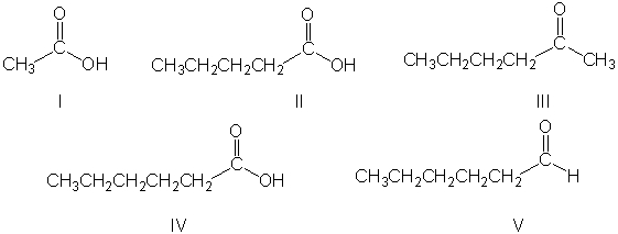 Predict the product for the following reaction.     . A)  I B)  II C)  III D)  IV E)  V