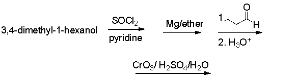 Predict the product, for the following reaction sequence.       A)  I B)  II C)  III D)  IV E)  V