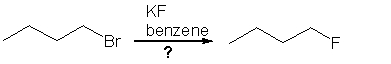 Identify the missing reagent needed to carry out the following equation.  