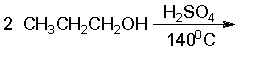 Predict the product for the following reaction.   A)  propene B)  diethyl ether C)  1-hexanol D)  1-propoxypropane