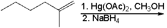 Predict the product for the following reaction.   A)  2-methyl-1-hexanol B)  2-methoxy-2-methylhexane C)  1-methoxy-2-methylhexane D)  2-methoxy-3-methylhexane E)  2-methyl-2-hexanol