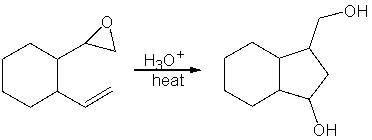 Provide a stepwise curved arrow mechanism for the following reaction.  