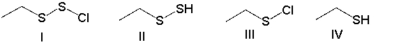 Predict the major product for the following reaction.     A)  I B)  II C)  III D)  IV E)  II & IV