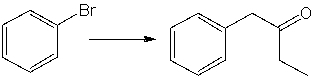 Provide a stepwise synthesis for the following reaction.  