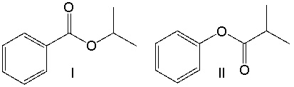 How would you use <sup>1</sup>H NMR spectroscopy to distinguish between the following compounds?  