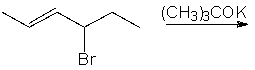 Predict the product(s)  for the following reaction.     A)  I B)  II C)  III D)  IV E)  both I & III