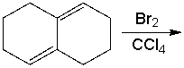 Provide the structure of the 1,2 addition product for the following reaction.  